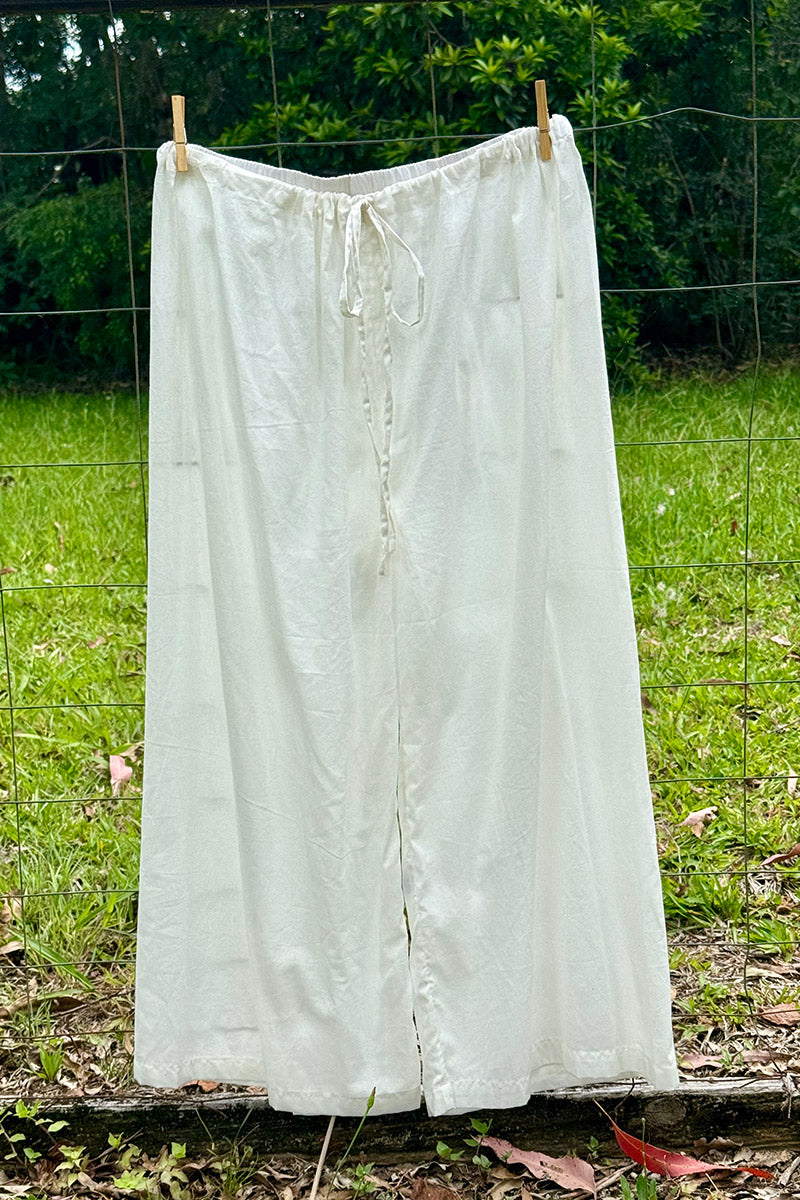 Sheer Layer Pants - Ivory