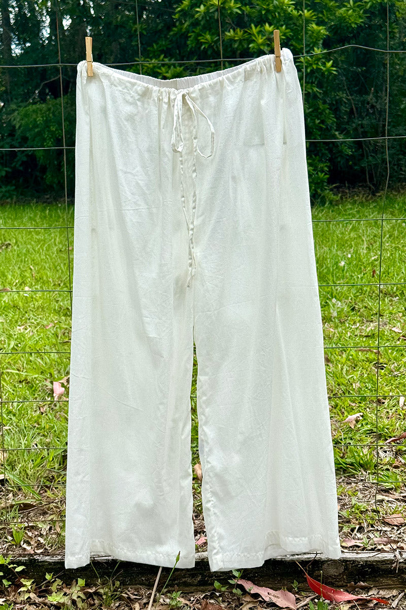 Sheer Layer Pants - Ivory