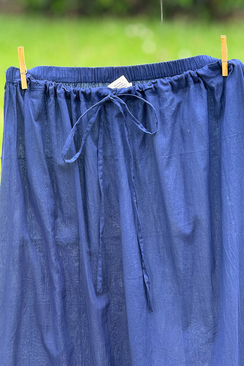 Sheer Layer Pants - Navy