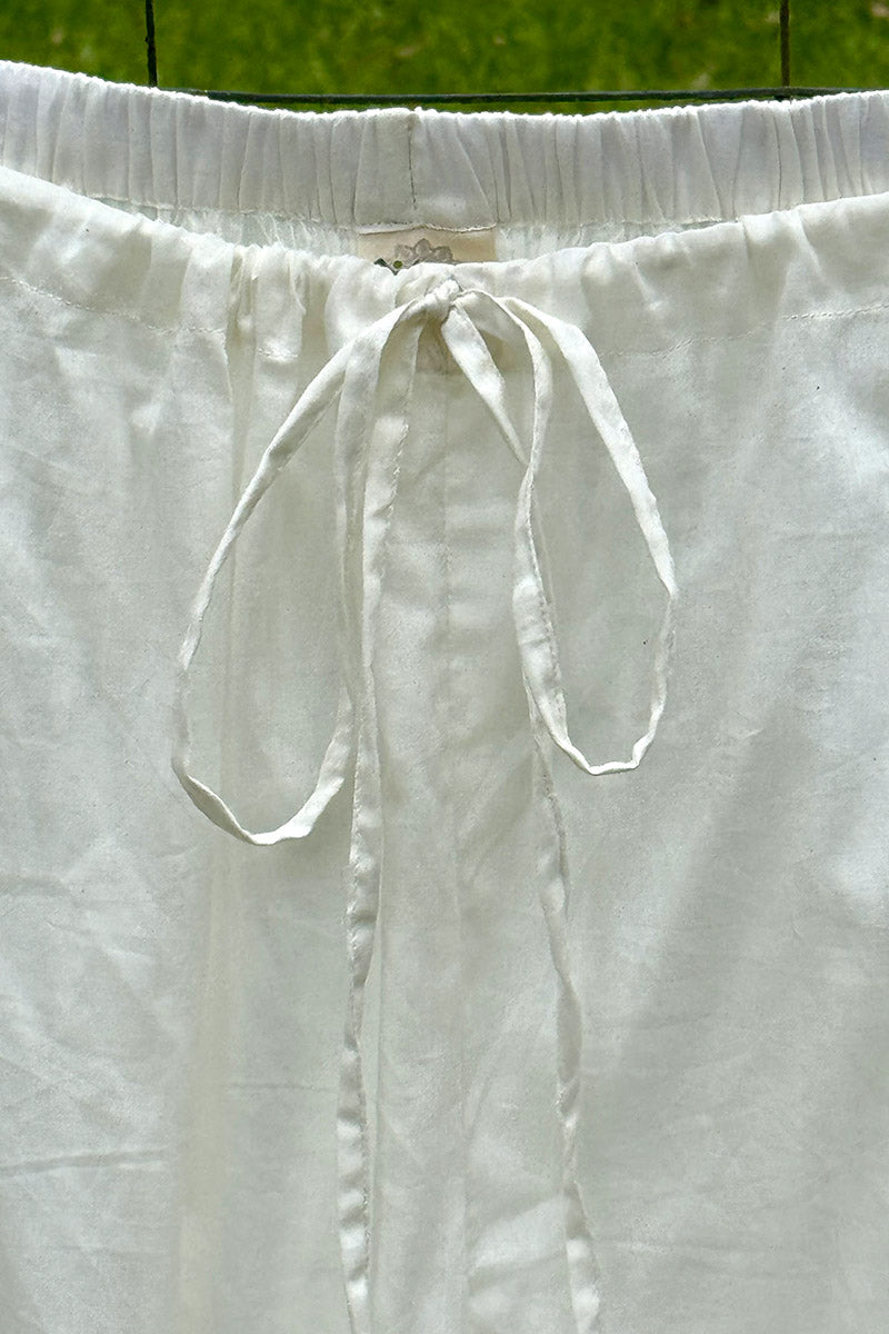 Sheer Layer Pants - Ivory