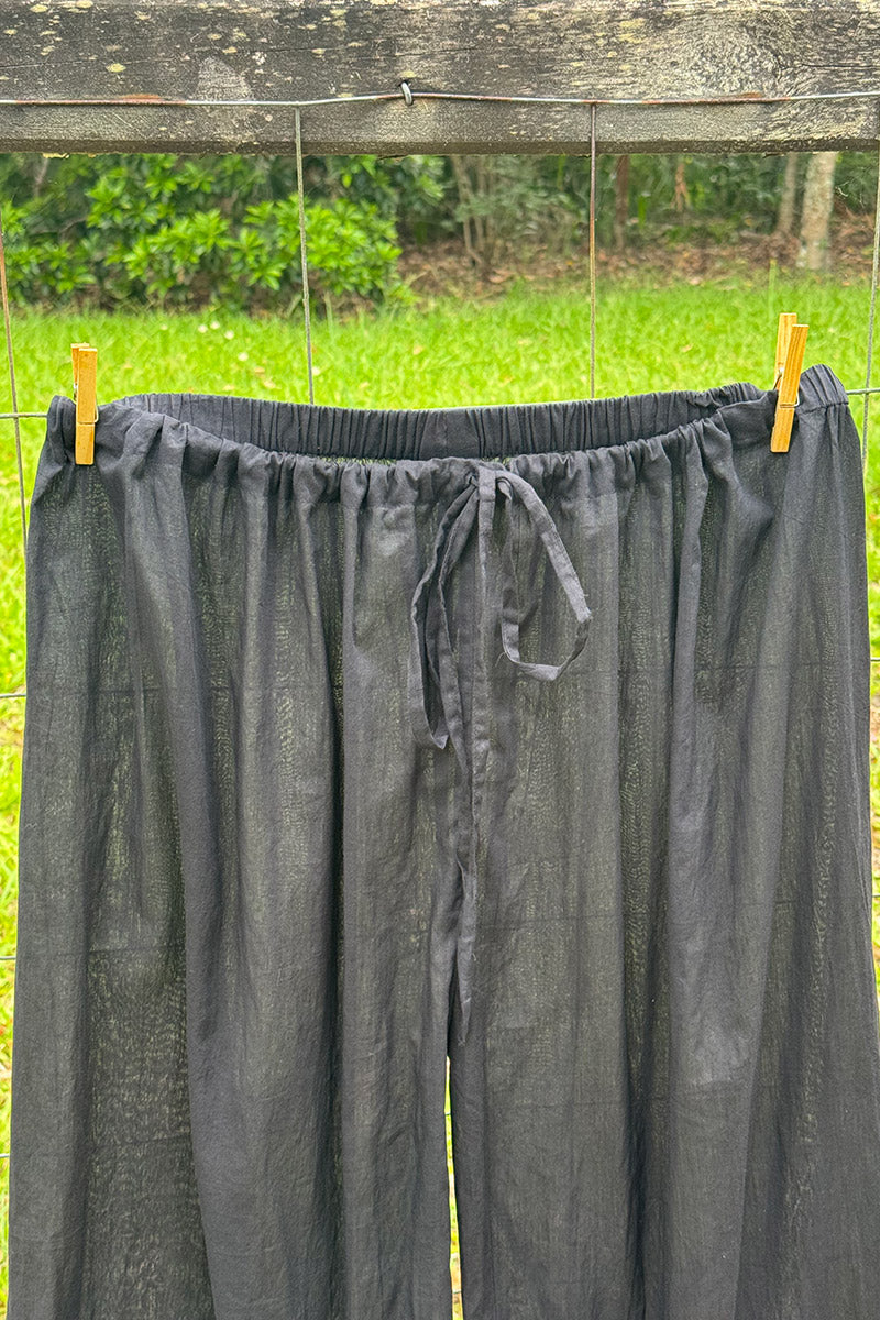 Sheer Layer Pants - Black
