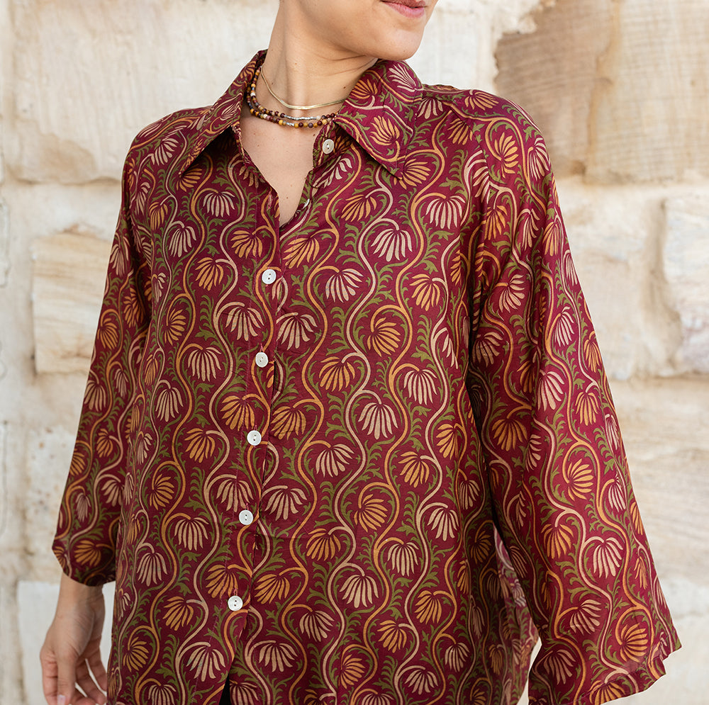 Vintage Sari Amira - Gardena (silk)
