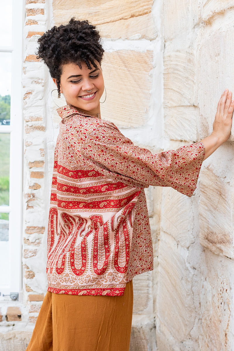 Vintage Sari Amira - Flora (silk)