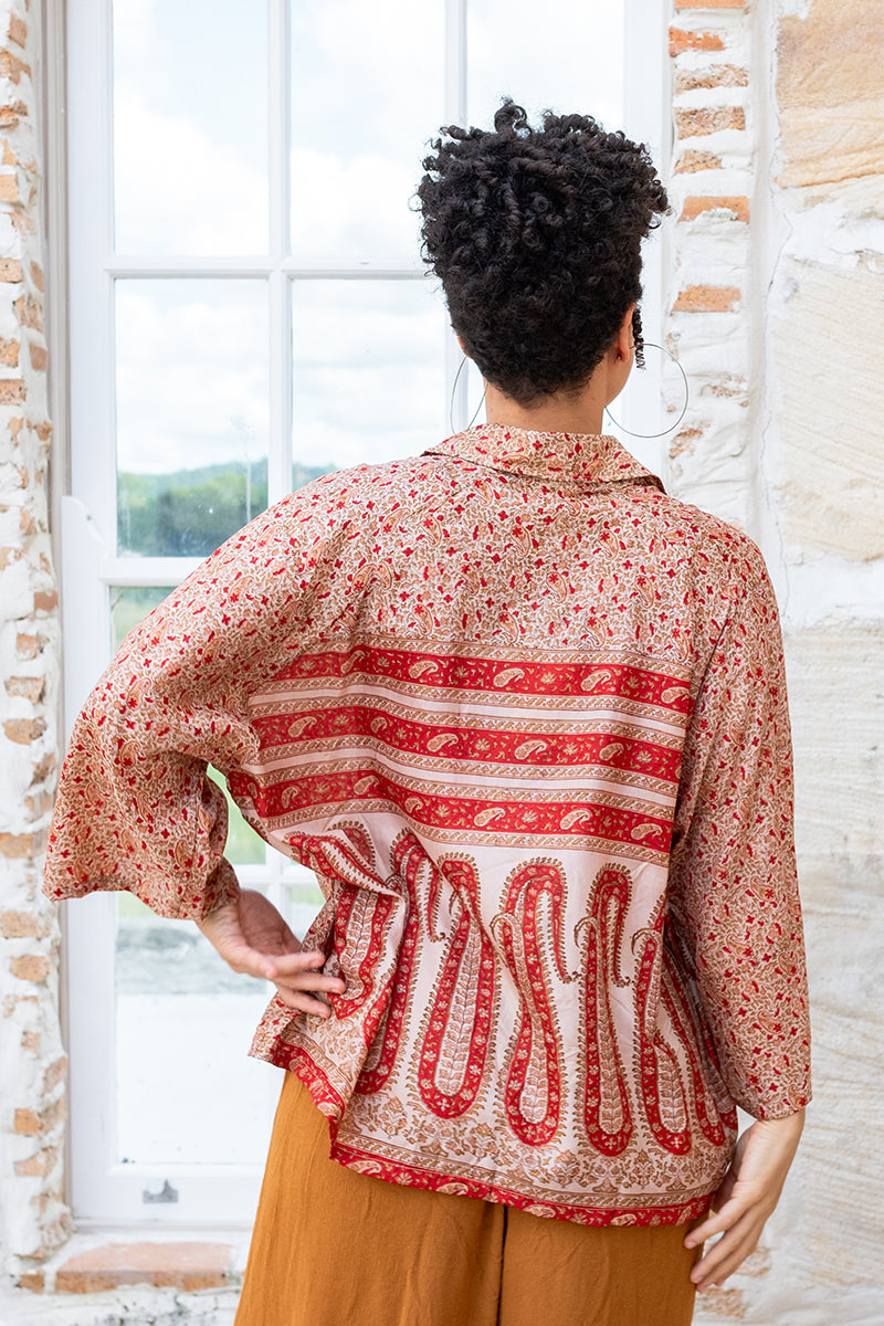 Vintage Sari Amira - Flora (silk)