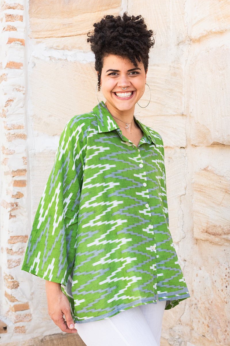Vintage Sari Amira Blouse -Sense (cotton)