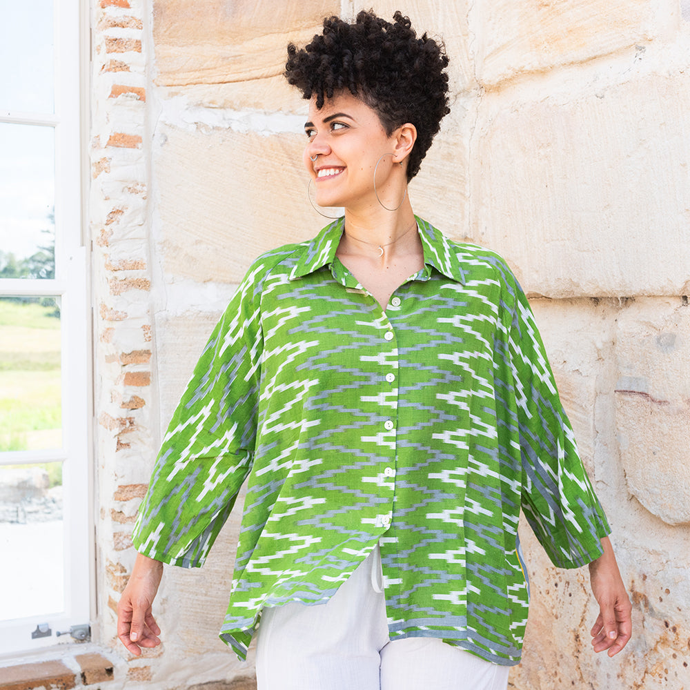 Vintage Sari Amira Blouse -Sense (cotton)