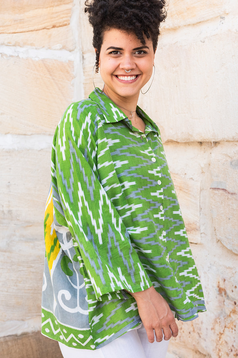 Vintage Sari Amira Blouse -Sense (cotton)