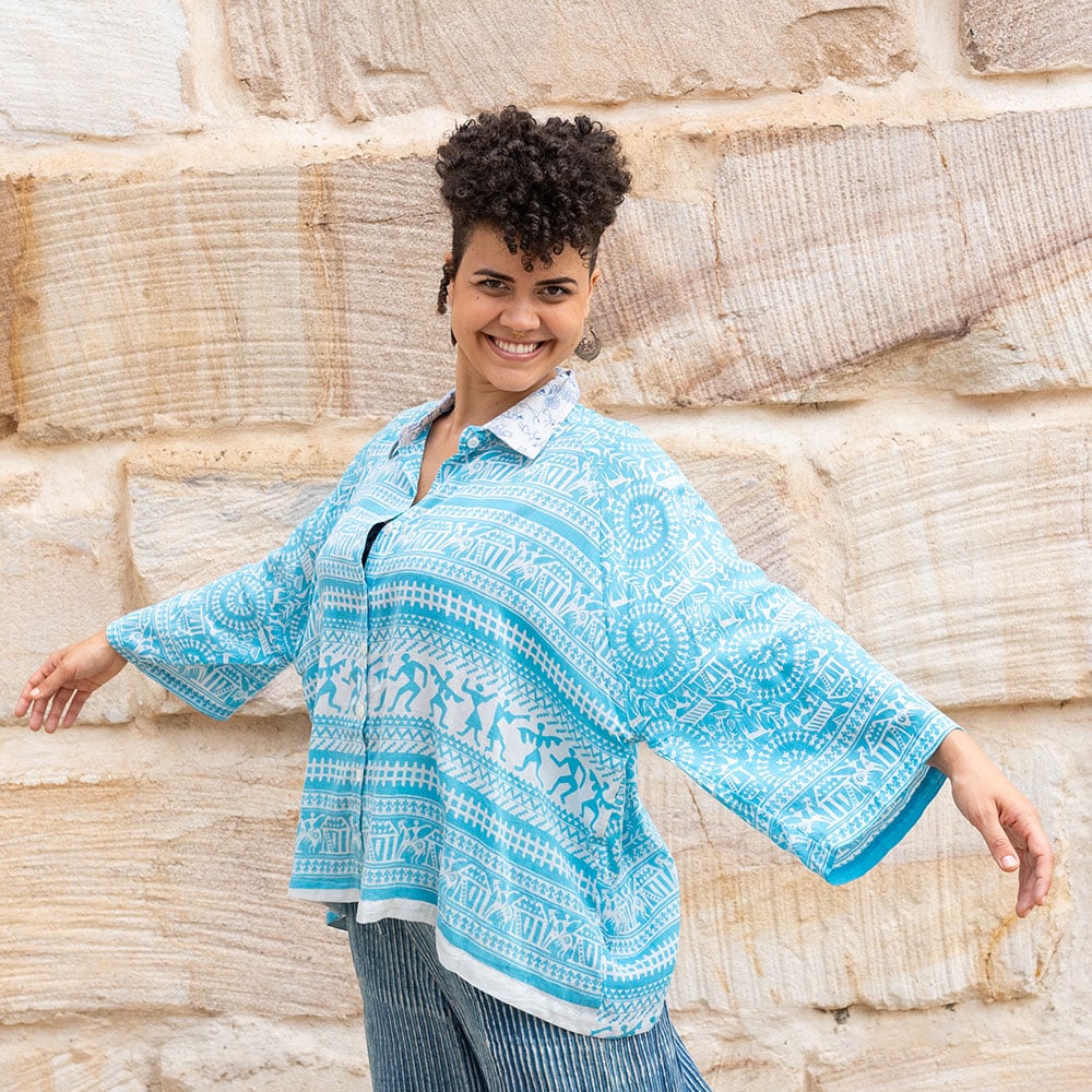 Vintage Sari Amira - Pacific Tribal