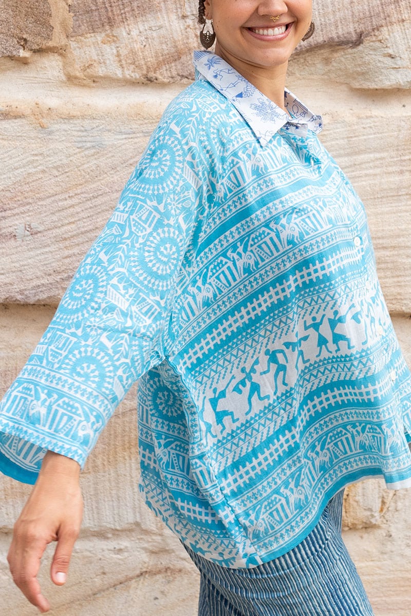Vintage Sari Amira - Pacific Tribal