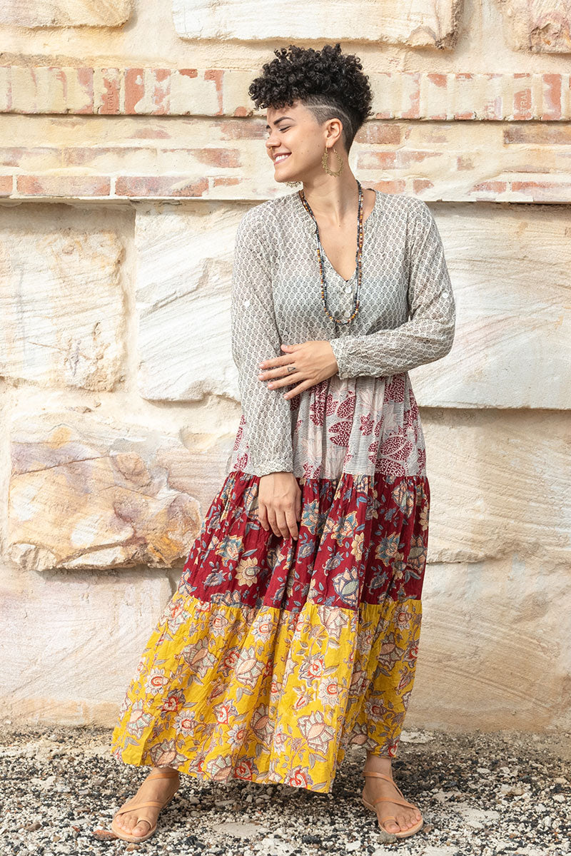 Jhali Dress - Autumn Spice
