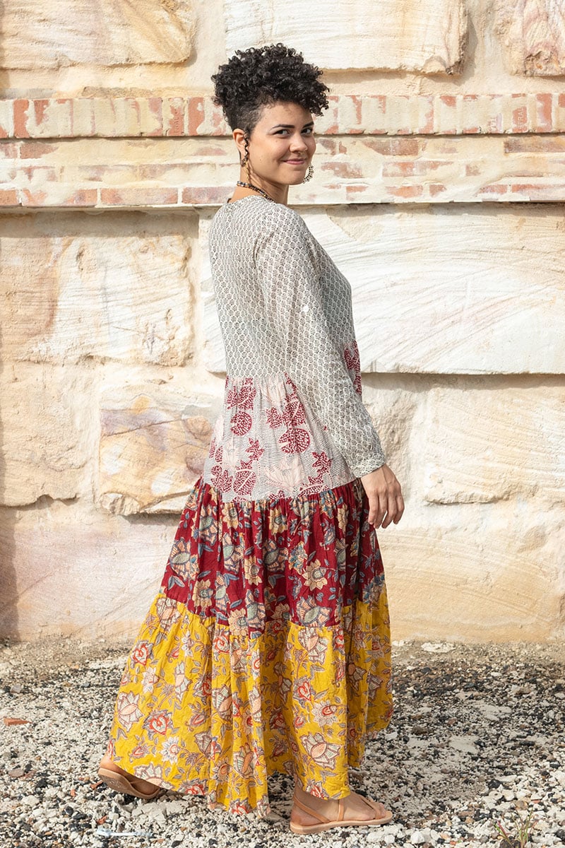 Jhali Dress - Autumn Spice