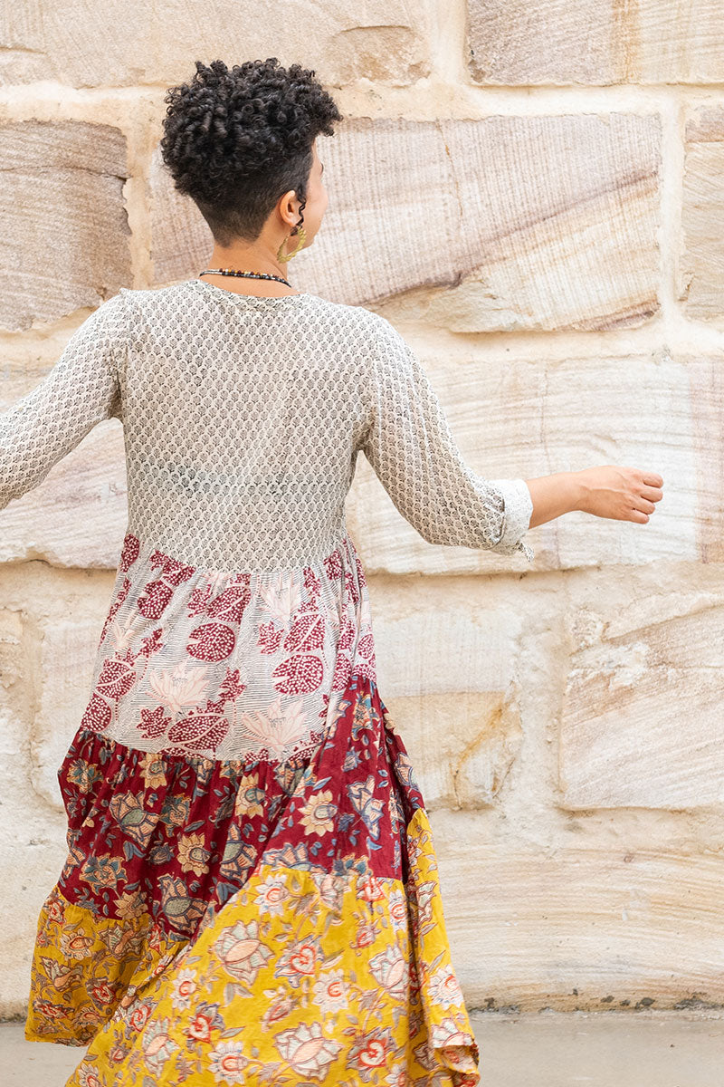 Jhali Dress - Autumn Spice