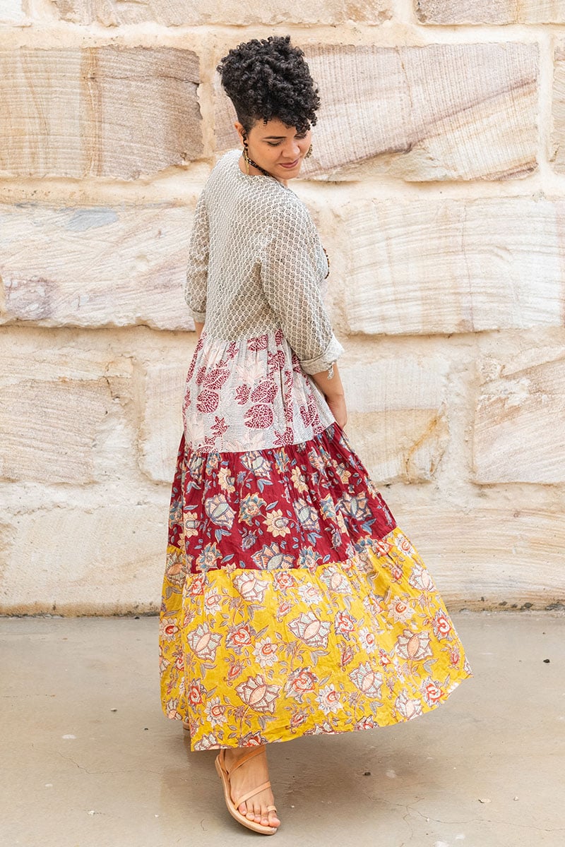 Jhali Dress - Autumn Spice