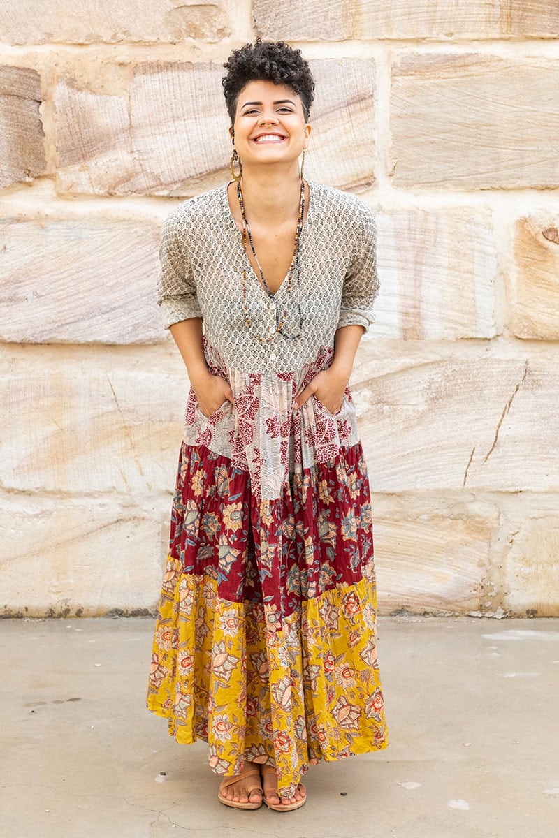Jhali Dress - Autumn Spice