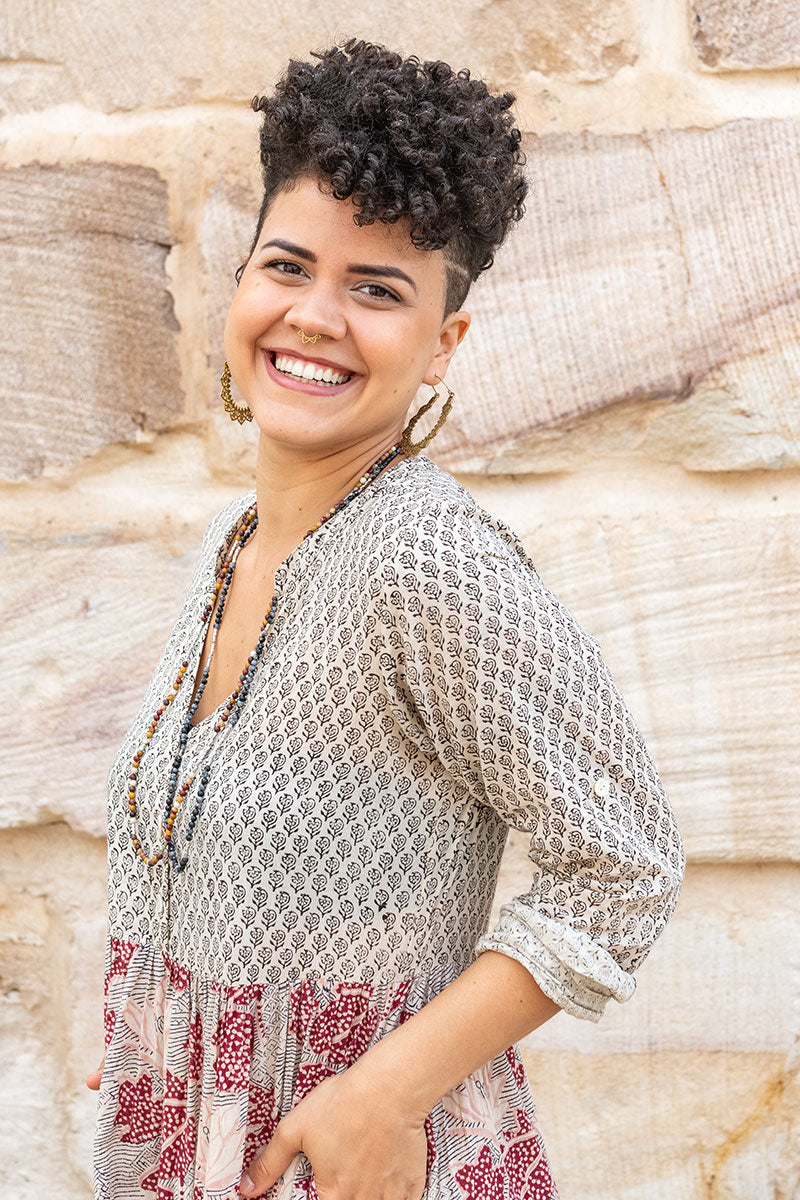 Jhali Dress - Autumn Spice