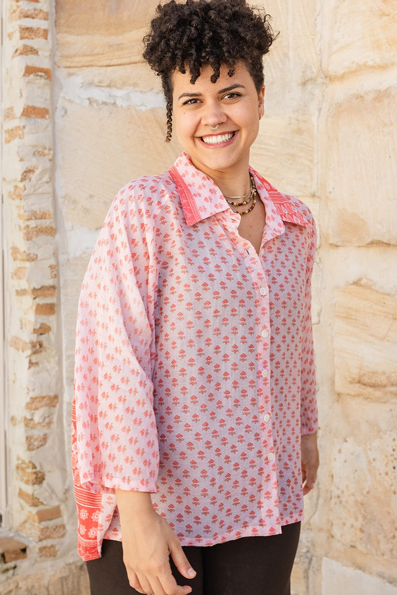 Vintage Sari Amira - Beiju - Cotton