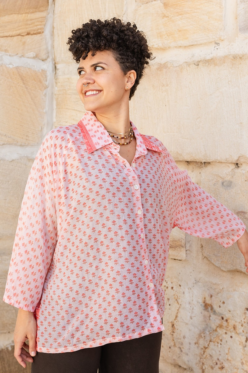 Vintage Sari Amira - Beiju - Cotton