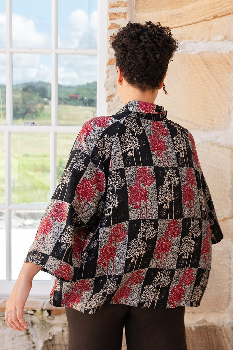 Vintage Sari Amira - Zaya - Wool -Silk