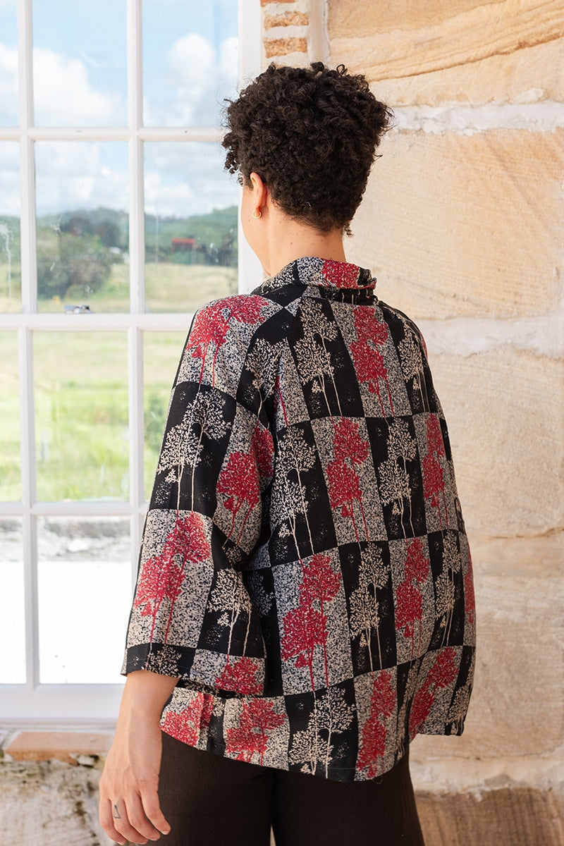 Vintage Sari Amira - Zaya - Wool -Silk
