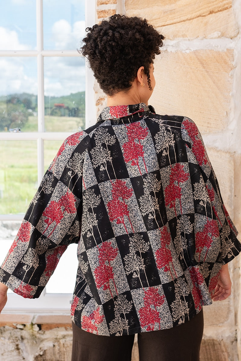 Vintage Sari Amira - Zaya - Wool -Silk