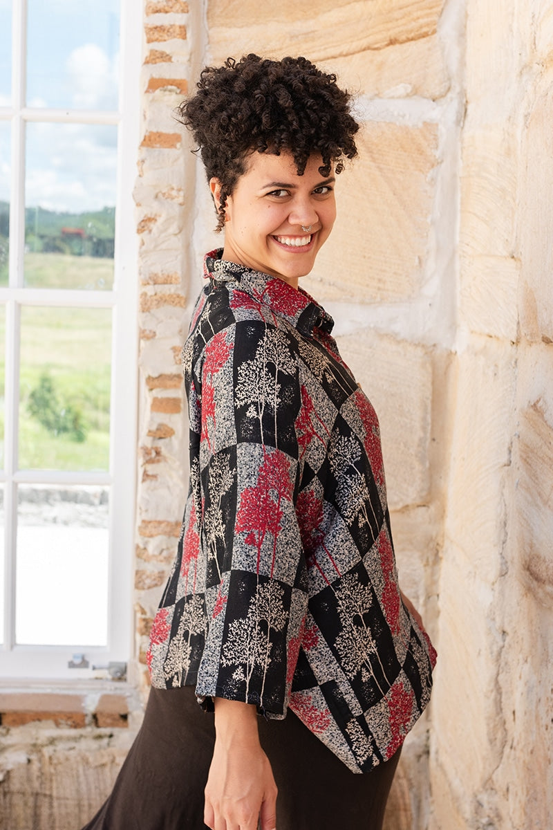 Vintage Sari Amira - Zaya - Wool -Silk