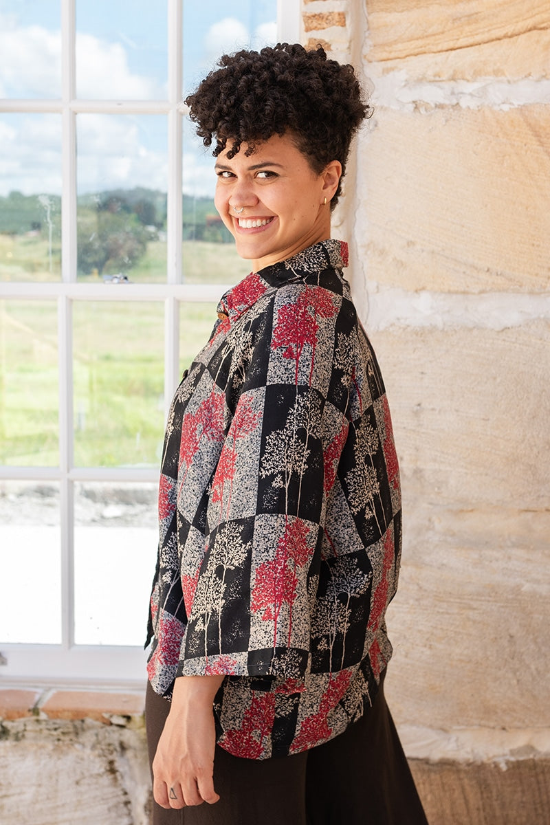 Vintage Sari Amira - Zaya - Wool -Silk