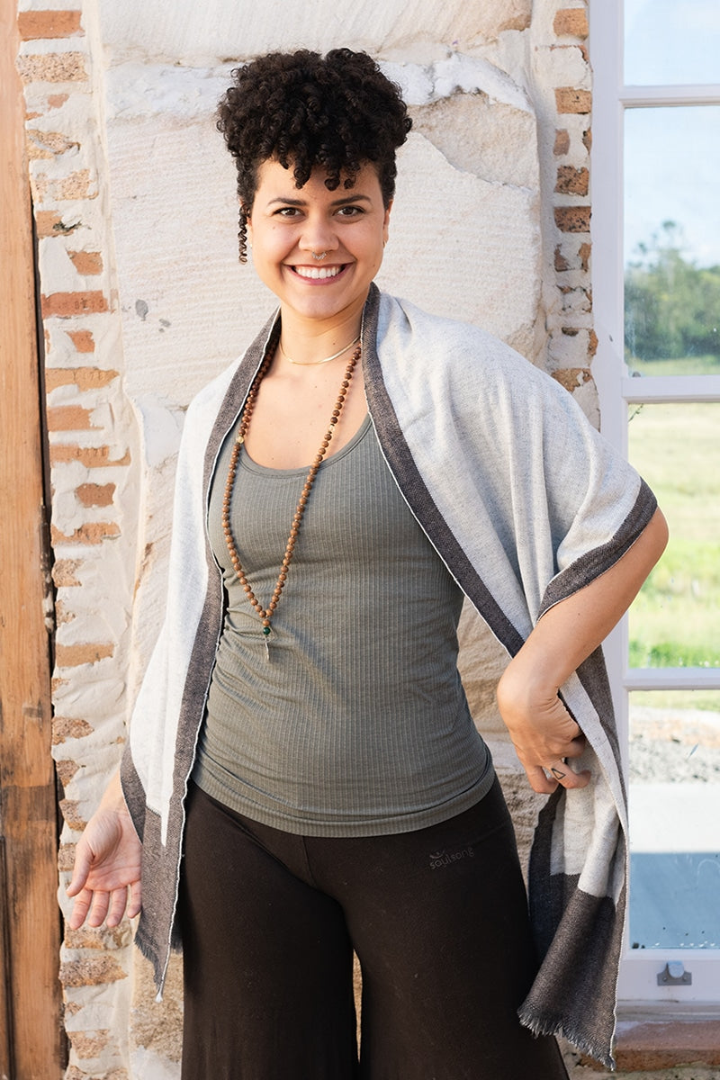 Natura Scarf / small - Cacao
