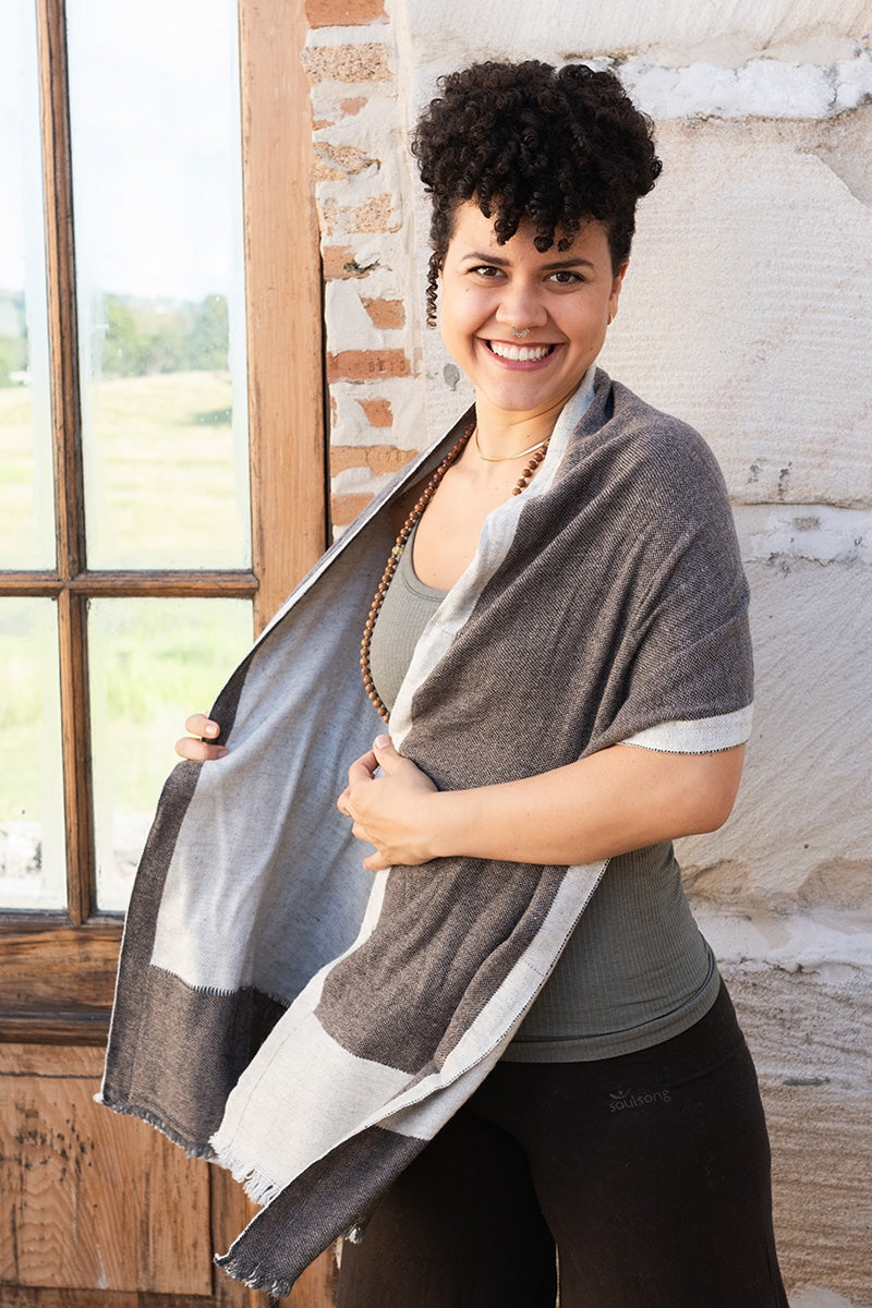 Natura Scarf / small - Cacao