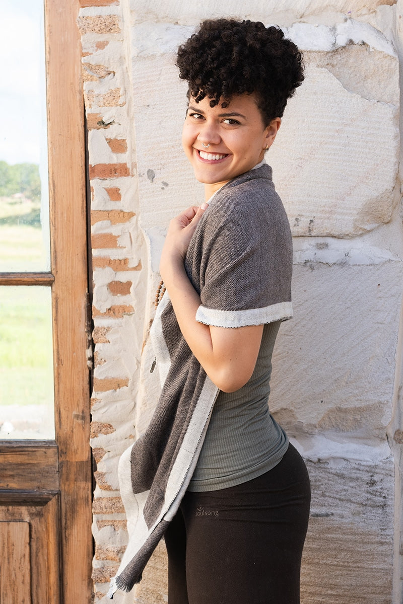 Natura Scarf / small - Cacao