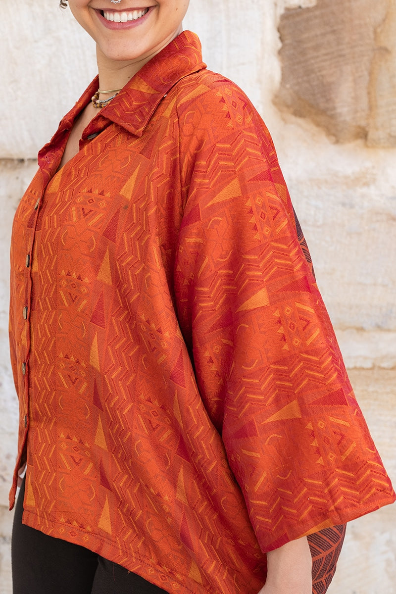 Vintage Sari Amira - Serjipe - wool - silk