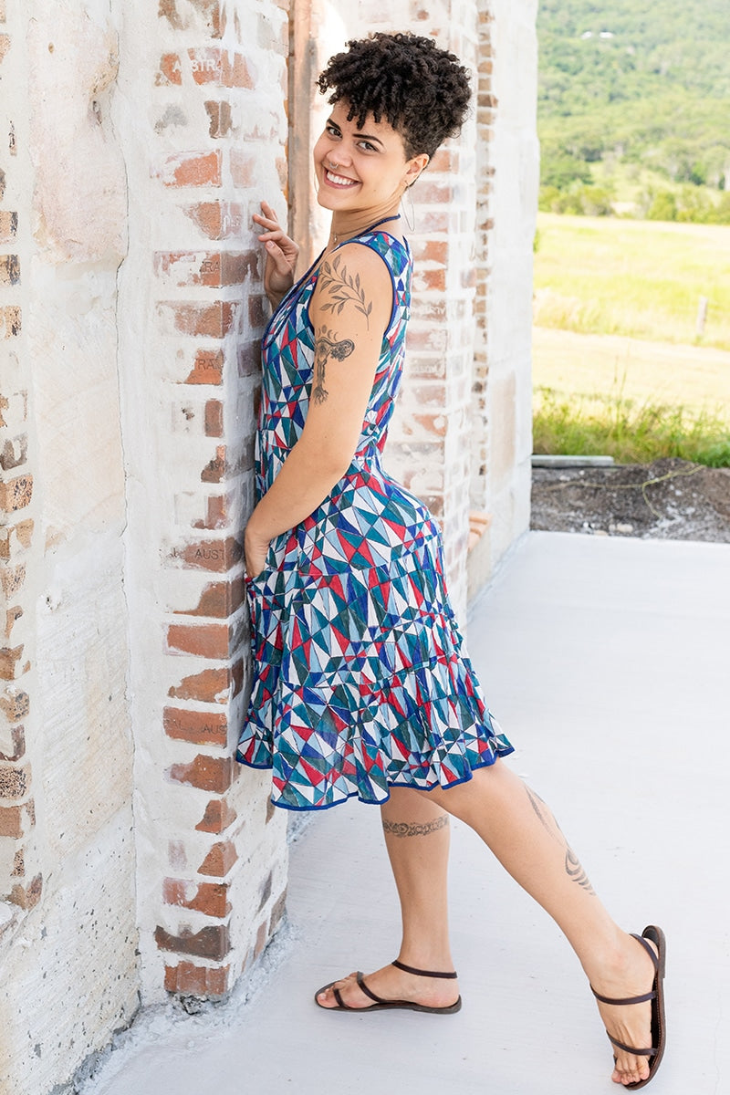 Flamenco Dress Knee Length - Matrix