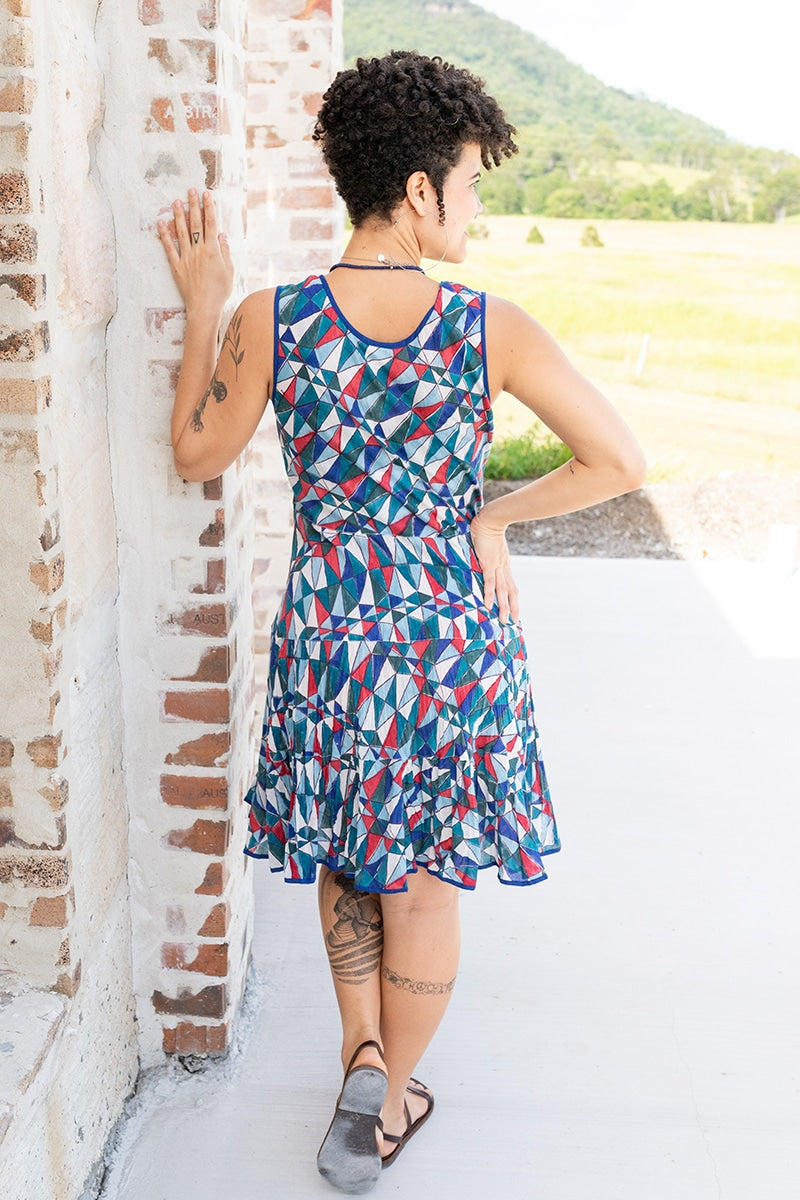 Flamenco Dress Knee Length - Matrix