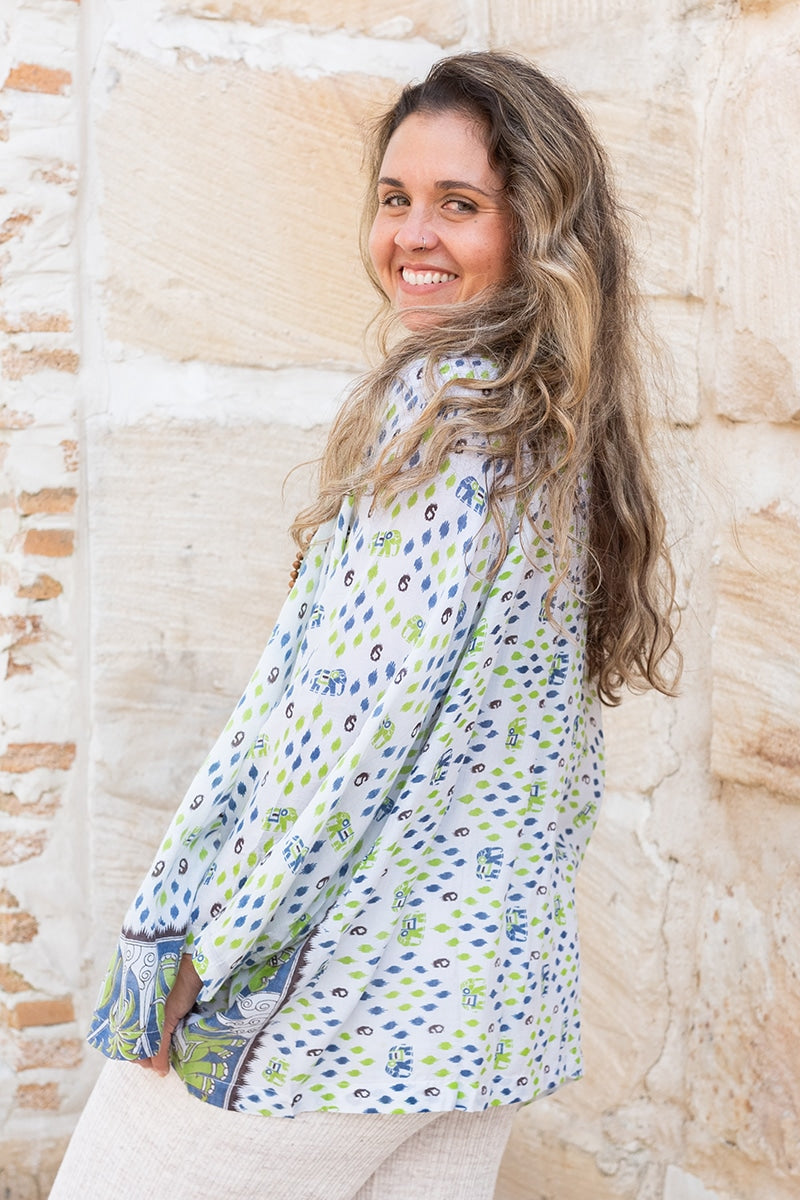 Vintage Sari Amira - Fresh - cotton