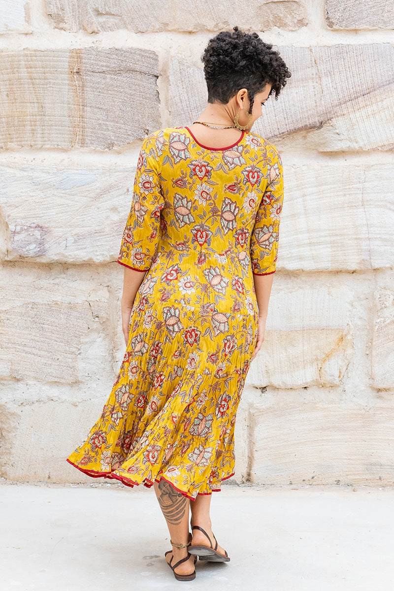 Flamenco Dress with Sleeves - Sunset
