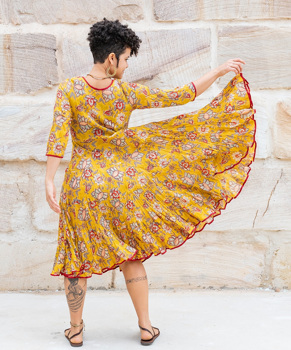 Flamenco Dress with Sleeves - Sunset