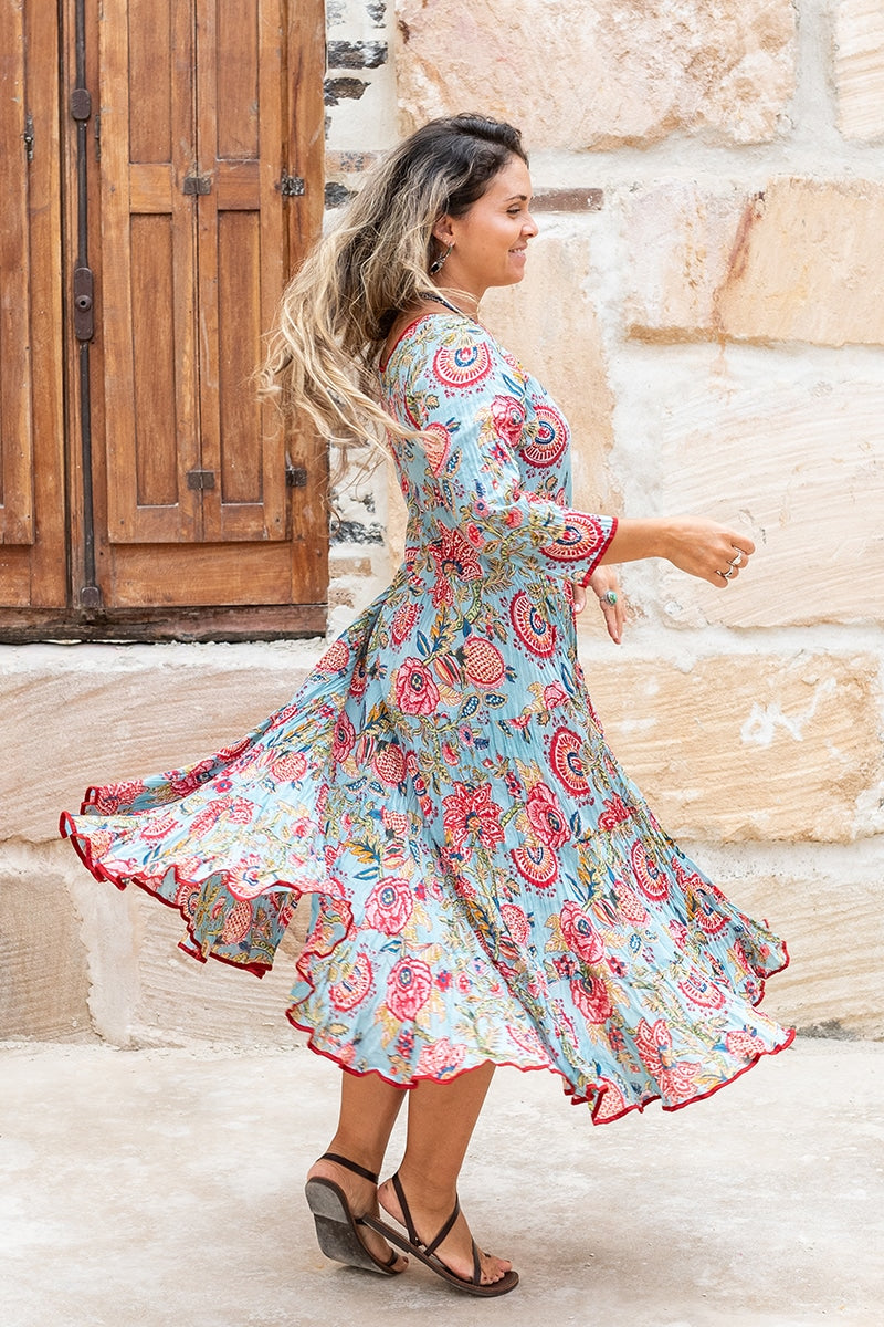 Flamenco Dress with Sleeves - Paradise