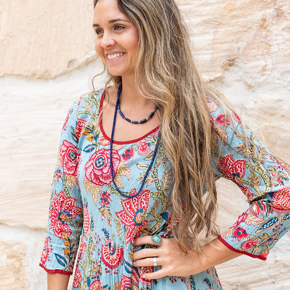 Flamenco Dress with Sleeves - Paradise