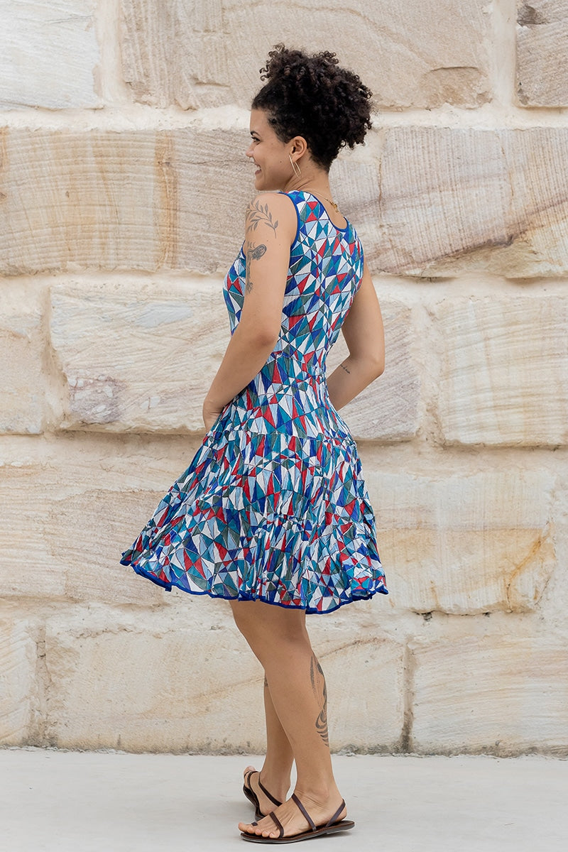 Flamenco Dress Knee Length - Matrix