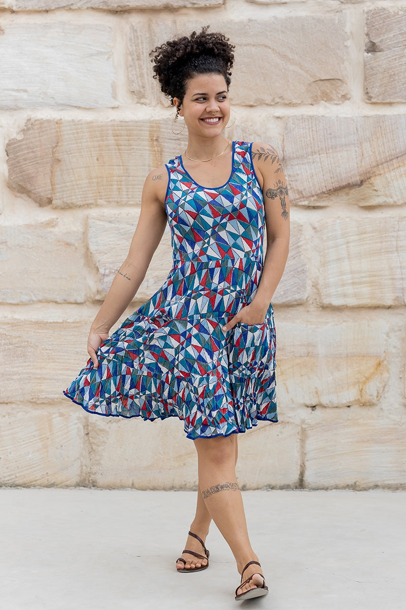 Flamenco Dress Knee Length - Matrix