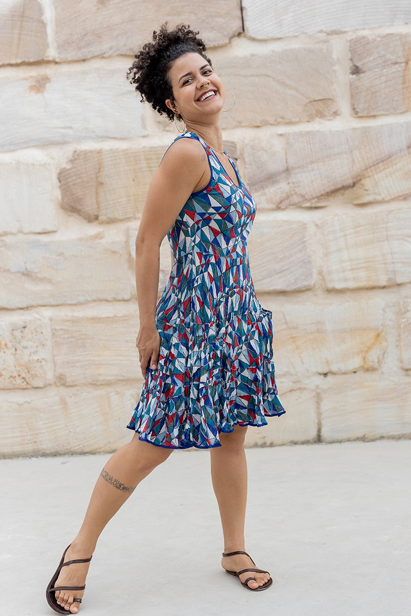 Flamenco Dress Knee Length - Matrix
