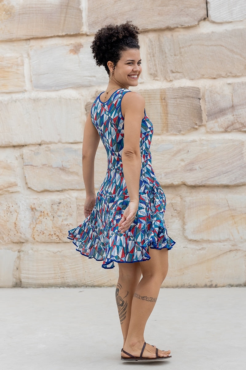 Flamenco Dress Knee Length - Matrix