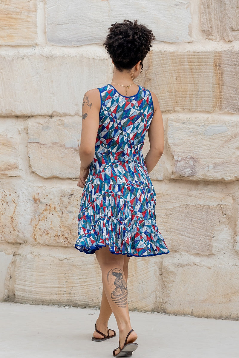 Flamenco Dress Knee Length - Matrix