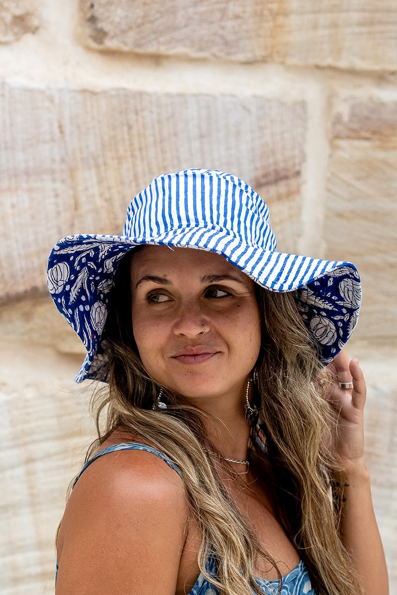 Reversible Hat - Sapphire