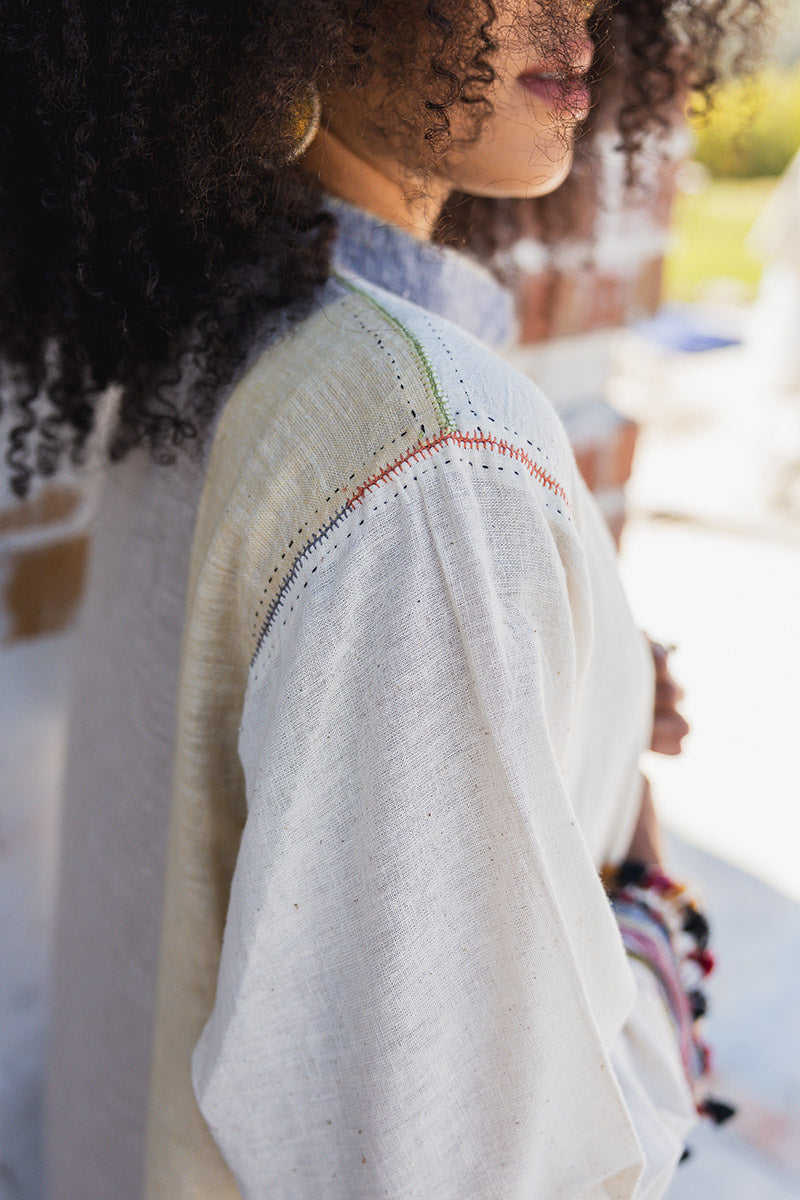 Woven Earth Coat - Riverstone 2