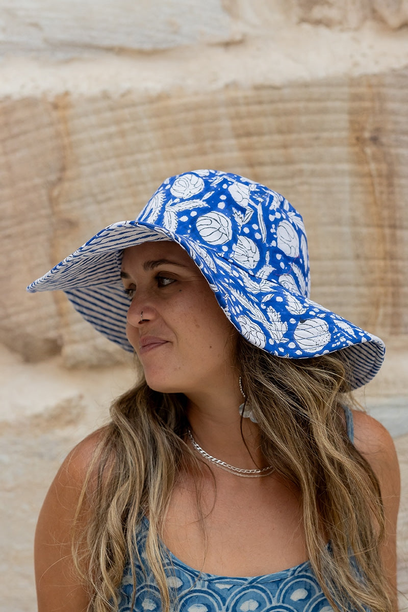 Reversible Hat - Sapphire
