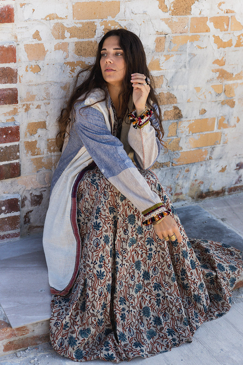 Woven Earth Coat - Riverstone 4