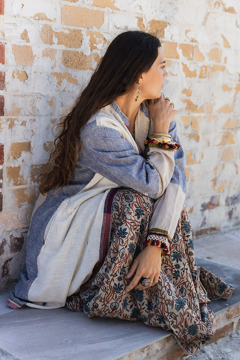 Woven Earth Coat - Riverstone 4
