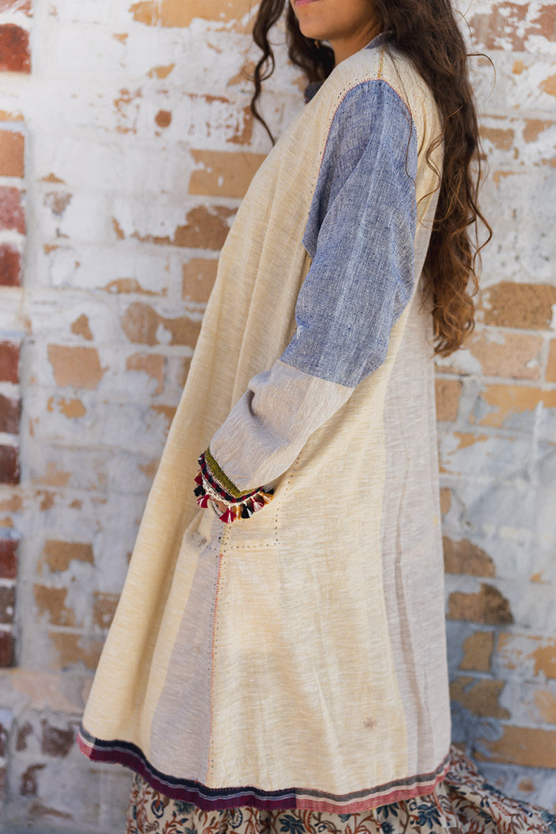 Woven Earth Coat - Riverstone 4
