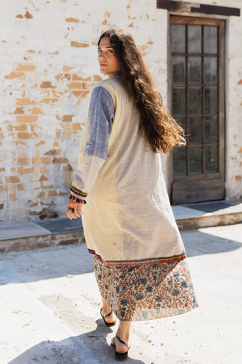 Woven Earth Coat - Riverstone 4