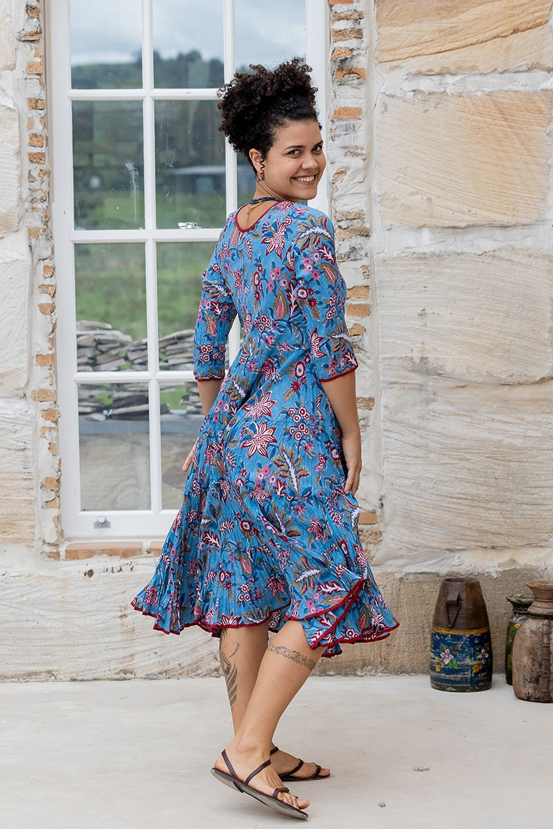 Flamenco Dress with Sleeves - Capri